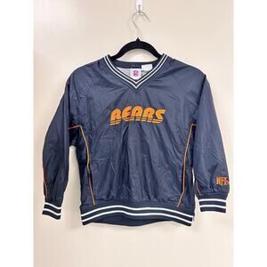 Vintage Starter Chicago Bears NFL pullover windbreaker jacket size Youth Large